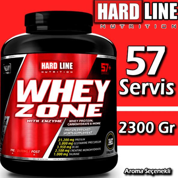 Hardline Whey Zone 2300 Gr Protein Tozu