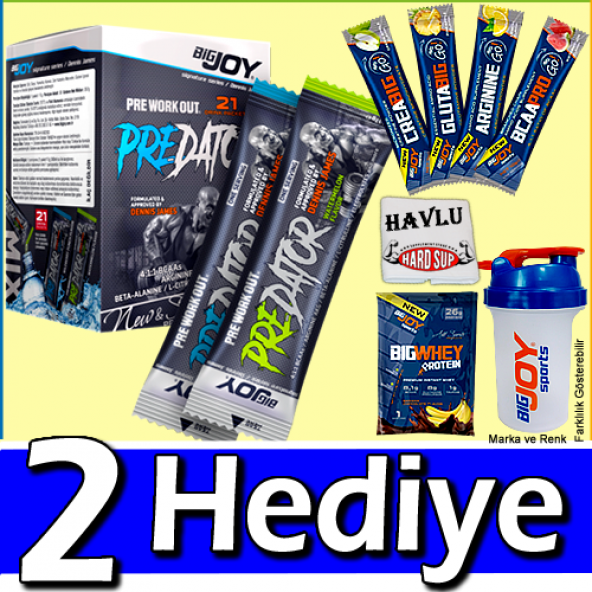 Bigjoy Predator Go 17 gram x 21 Adet Preworkout Performans - 1