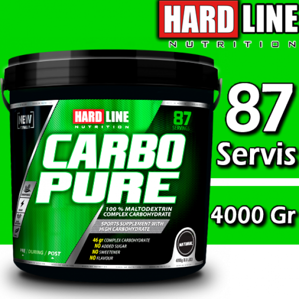 Hardline Carbopure 4000 Gr Saf Karbonhidrat Tozu Aromasız