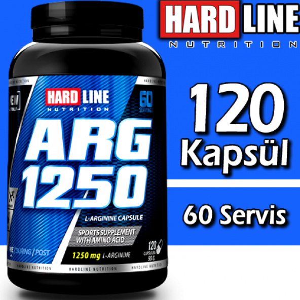 Hardline ARG Arginine 1250 120 Tablet