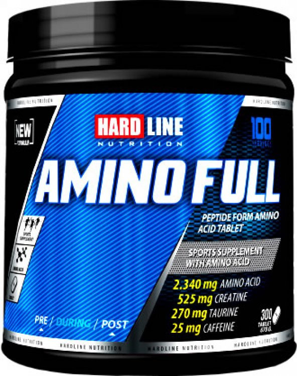 Hardline Amino Full 300 Tablet Amino Asit - 2