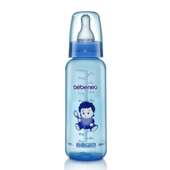 Bebeneo Renkli PP Biberon 250 ml - 3