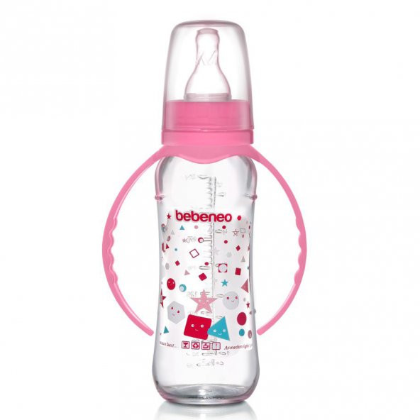 Bebeneo Kulplu Cam Biberon 230 ml - 3