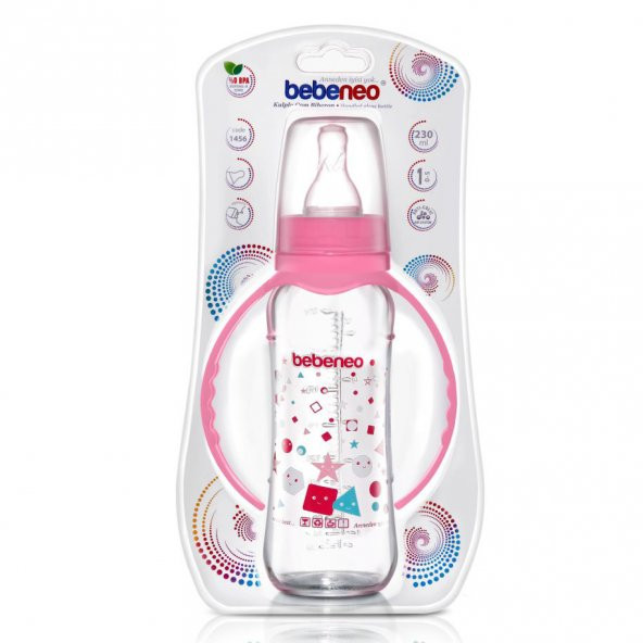 Bebeneo Kulplu Cam Biberon 230 ml - 4
