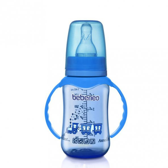 Bebeneo Renkli Kulplu PP Biberon 140 ml - 3