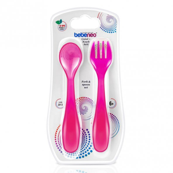 Bebeneo Plastik Çatal Kaşık Seti - 2