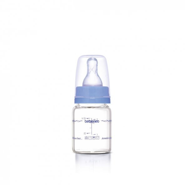 Bebeneo Isıya Dayanıklı Cam Biberon 60 ml