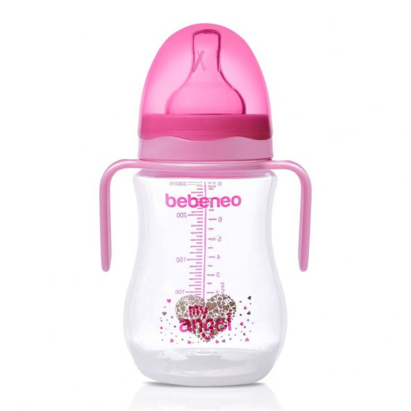 Bebeneo Geniş Ağızlı Kulplu PP Biberon 250 ml - 4