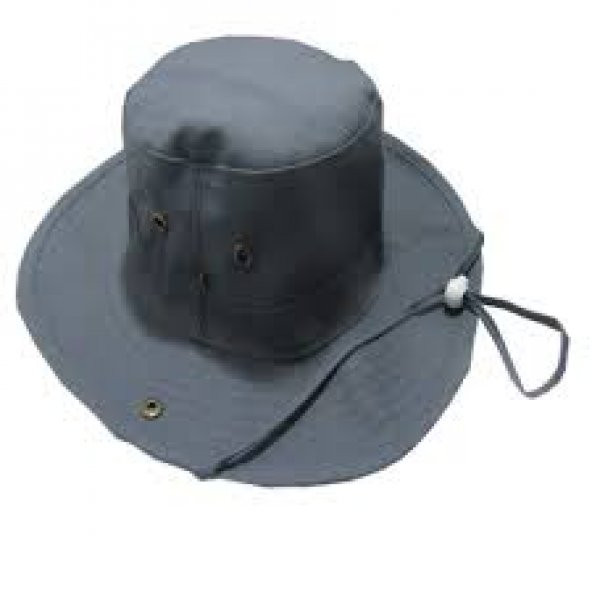 salarticaret koyu gri safari şapka unisex model şapka