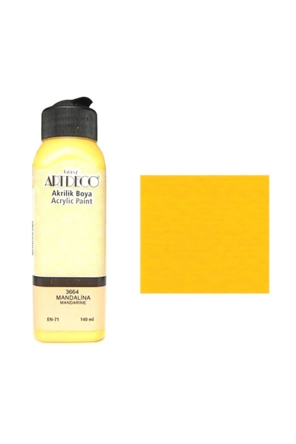 Artdeco Akrilik Boya 140 ML Mandalina Y-070R-3664