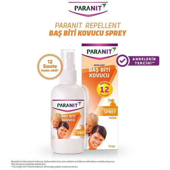 Paranit Baş Biti Kovucu Sprey 100 ml