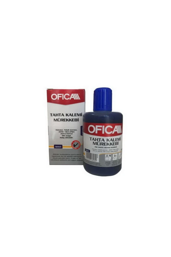 Ofica Tahta Kalem Mürekkebi 20 ML Mavi FMM-05M