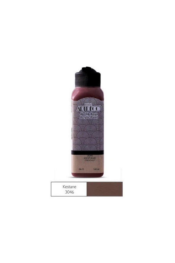 Artdeco Akrilik Boya 140 ML Kestane 070R-3046