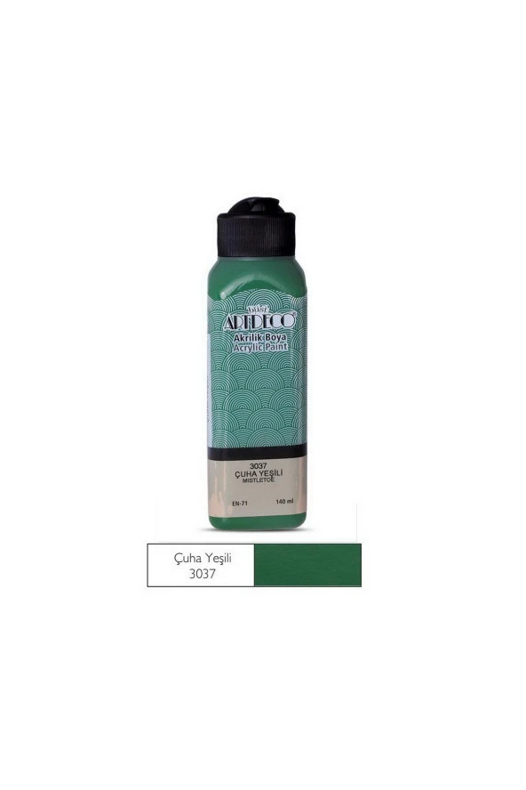 Artdeco Akrilik Boya 140 ML Çuha Yeşili 070R-3037