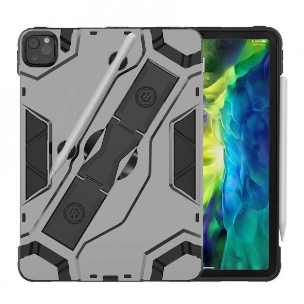 Ceponya Apple iPad Pro 11 2020 Defens Tablet Silikon Kılıf - 3