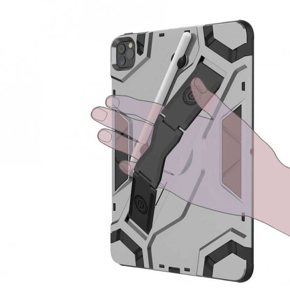 Ceponya Apple iPad Pro 11 2020 Defens Tablet Silikon Kılıf - 7