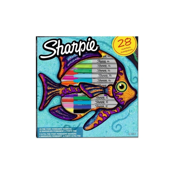 Sharpie Markör Permanent Fine 28 Li Balık 2061125