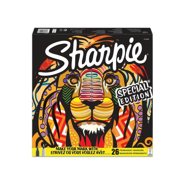 Sharpie Fine Permanent Markör 26 Lı Aslan ürün görseli 1
