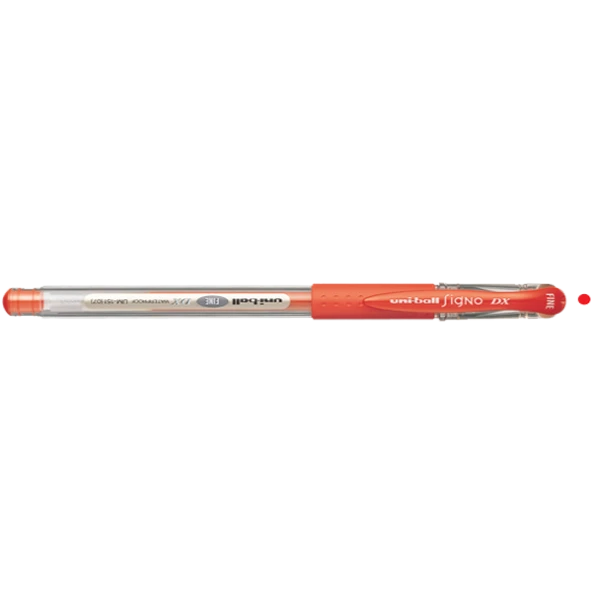 Uni-Ball Roller Kalem Signo DX Fine Jel Bilye Uç 0.7 MM Kırmızı UM-151 (1 Adet)