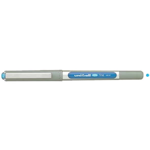 Uni-Ball Roller Kalem Eye Fine Bilye Uç 0.7 MM Açık Mavi UB-157