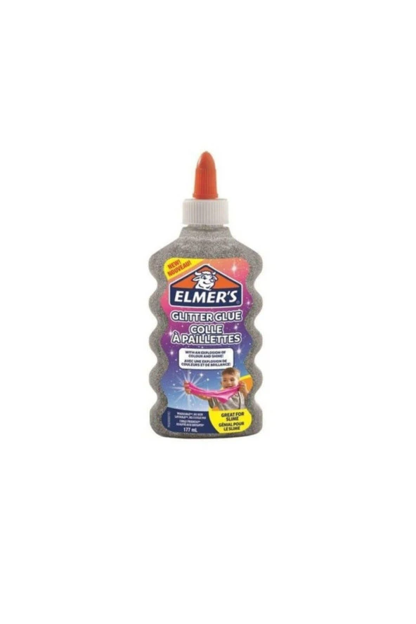 Elmer's Simli Slime Yapıştırıcı 177 ml Gümüş