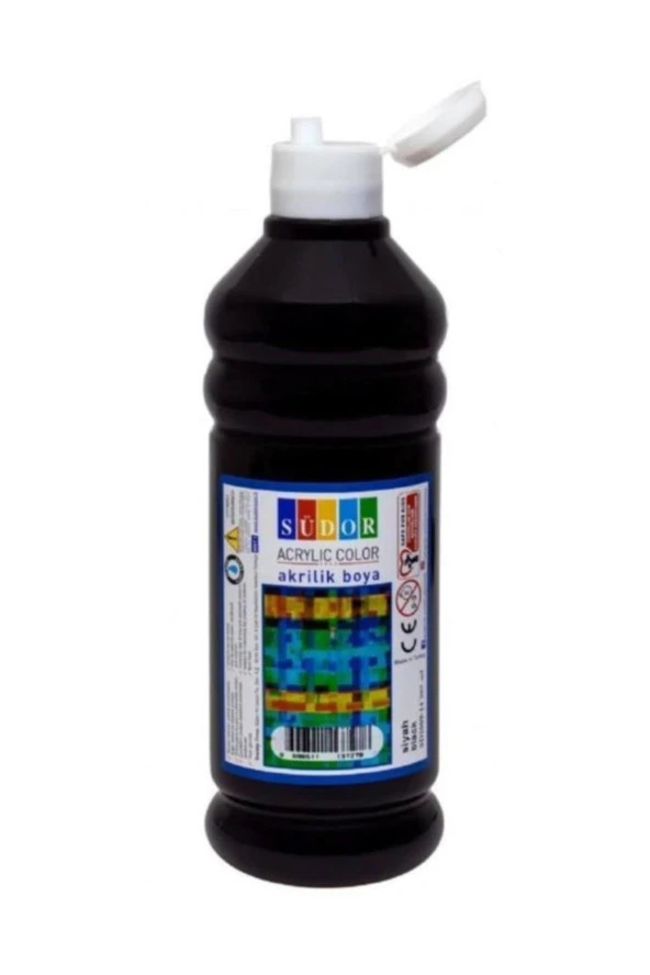 Südor Akrilik Boya 500 ML Siyah SD1009-14