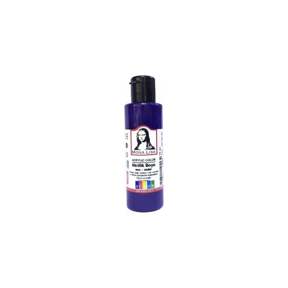 Monalisa Akrilik Boya 70 ML Mor Akrilik Boya (1 Adet)