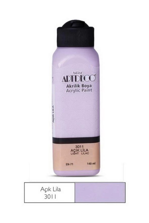 Artdeco Akrilik Boya 140 ML Açık Lila 070R-3011