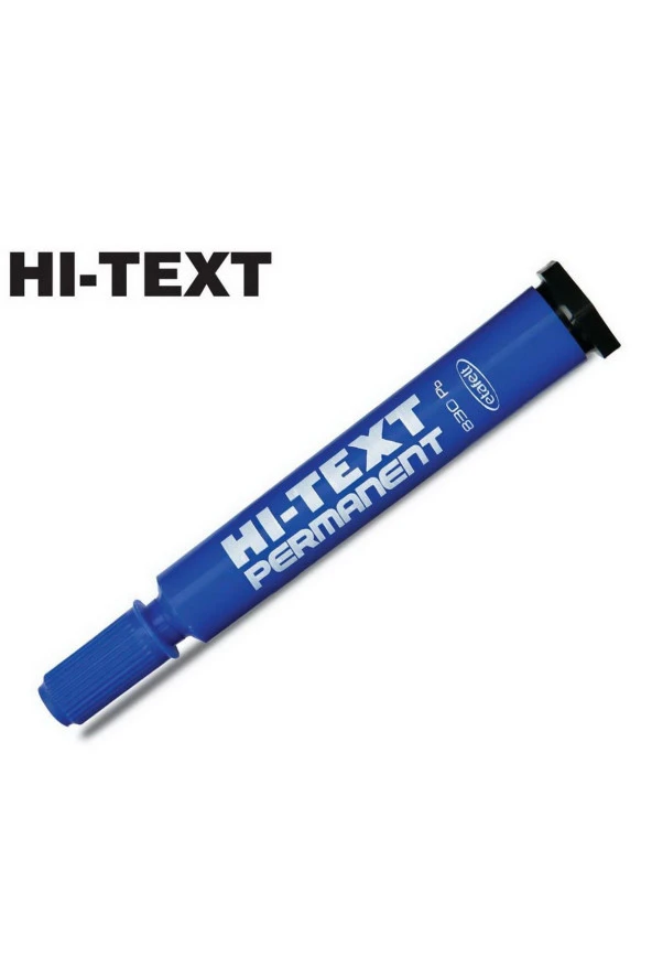 Hi-Text Markör Yuvarlak Uçlu Mavi 830PB