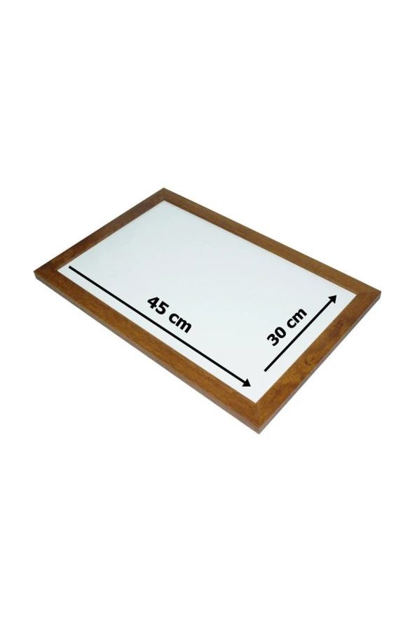 Panda Yazı Tahtası Mdf Çerçceve Beyaz 30x45