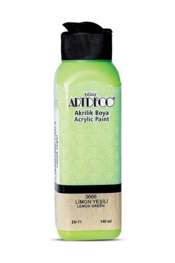 Artdeco Akrilik Boya 140 ML Limon Yeşili 070R-3666