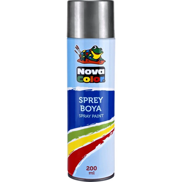 Nova Color Sprey Boya 200 ML Gümüş NC-812