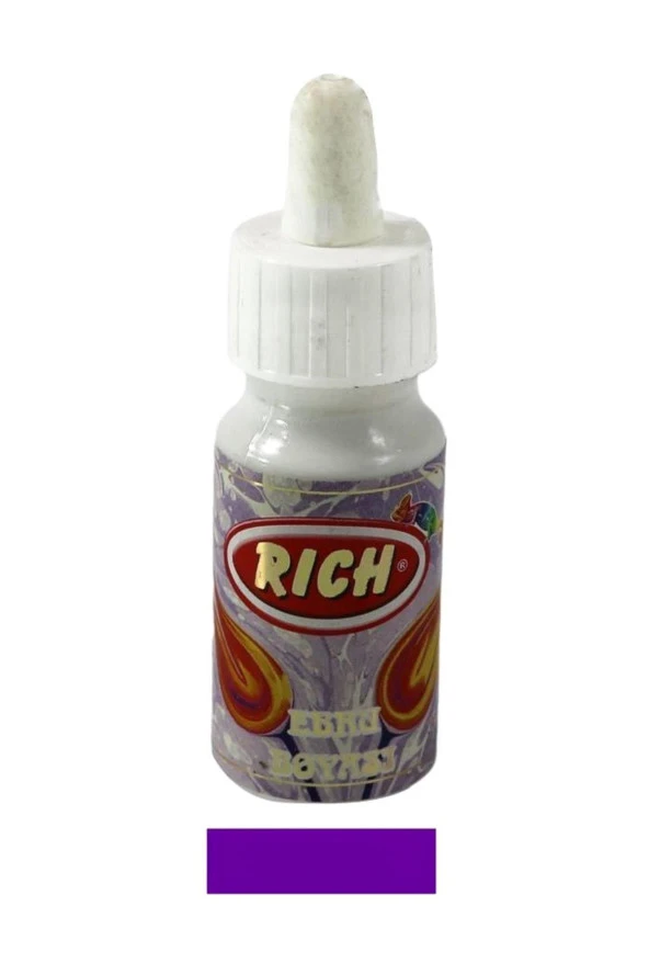 Rıch Akrilik Ebru Boyası 30 CC Mor (Puce) 8209