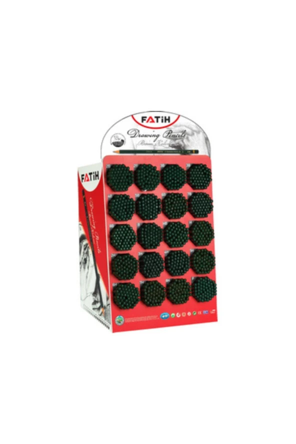 Fatih Kurşun Kalem Karışık Standlı 6 Gross