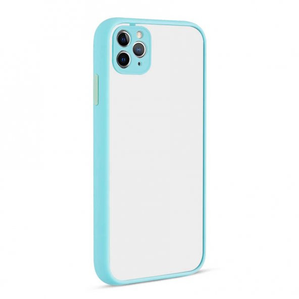 Apple iPhone 11 Pro Max Kılıf Kamera Korumalı Mat Sert Lüx Rubber - 8