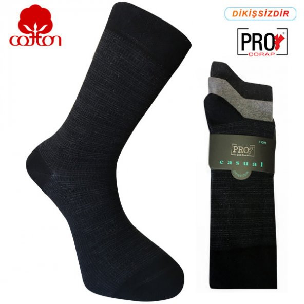8501-1 Penye Casual 3lü Erkek Çorabı
