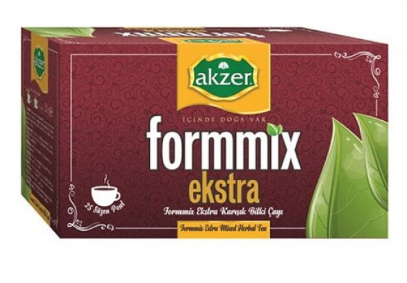 Akzer Fonksiyonel Formmix Ekstra Çay 25li