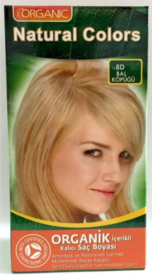 Organıc Natural Colors Saç Boyası 8d Bal Köpüğü