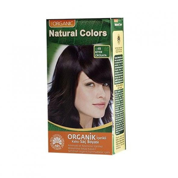 Organıc Natural Colors Saç Boyası  4b Bitter Çikolata