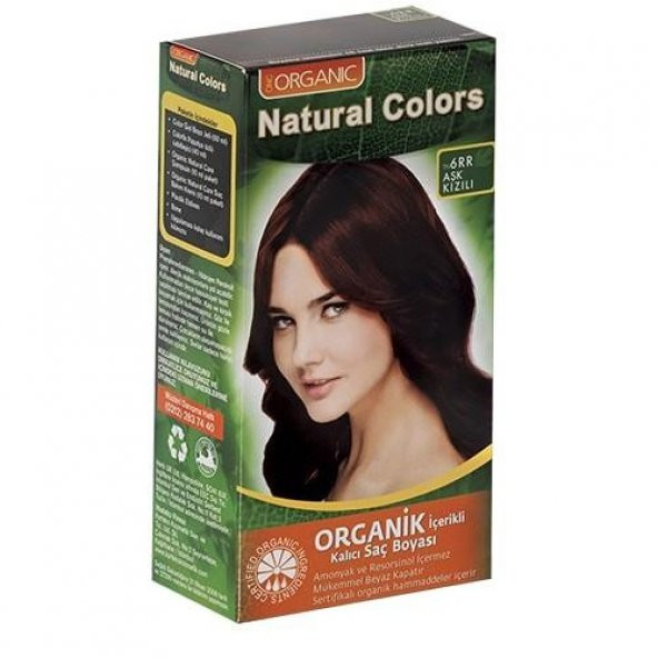 Organıc Natural Colors Saç Boyası  6rr Aşk Kızlı