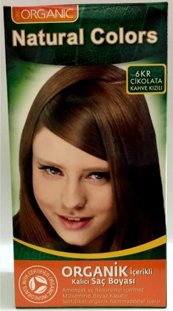 Organıc Natural Colors Saç Boyası  6kr Çikolata Kahve