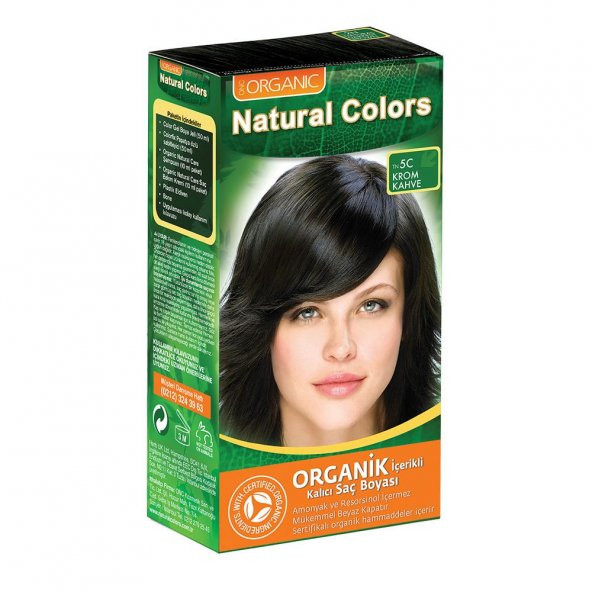 Organıc Natural Colors Saç Boyası  5c Krom Kahve