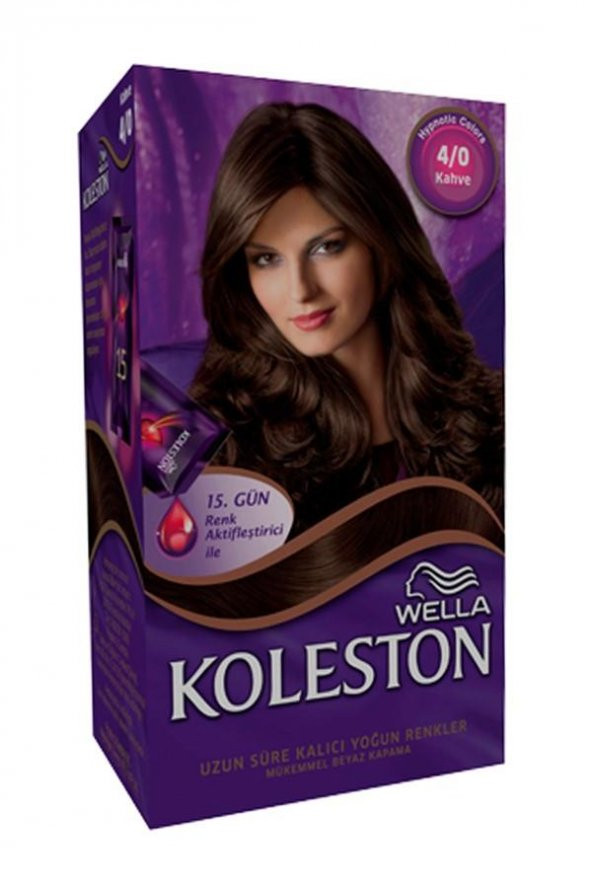 Koleston Kit Saç Boyası  4/0 Kahve