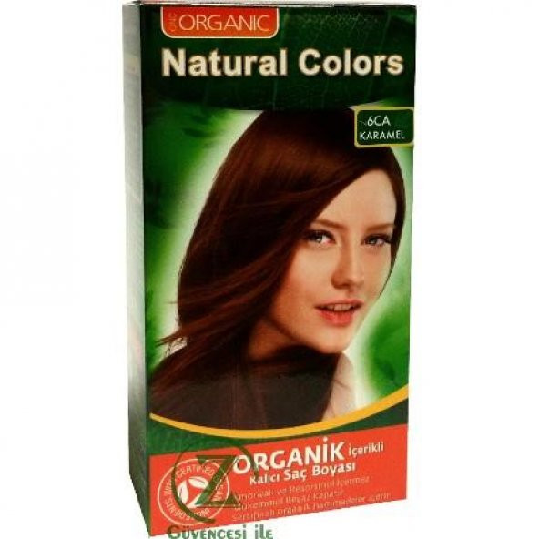 Organıc Natural Colors Saç Boyası  6ca Karamel