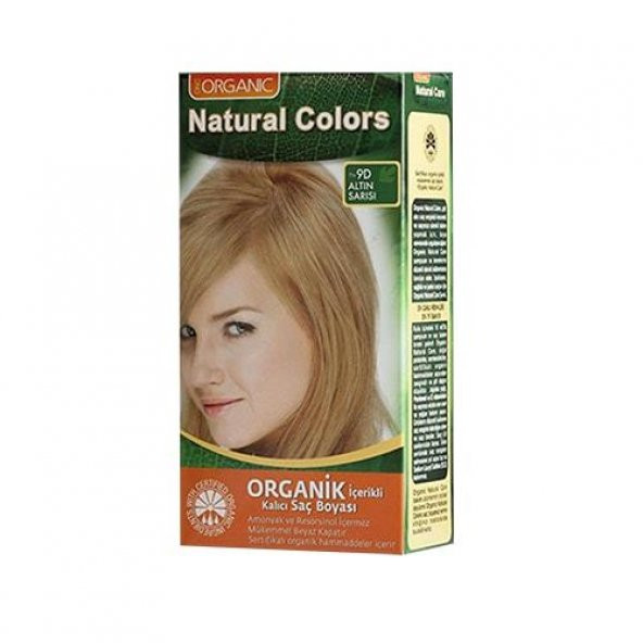 Organıc Natural Colors Saç Boyası  9d Altın Sarısı