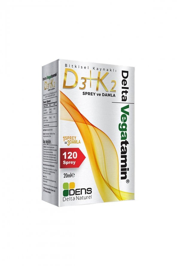 Delta Vegatamin D3+K2 20 ml