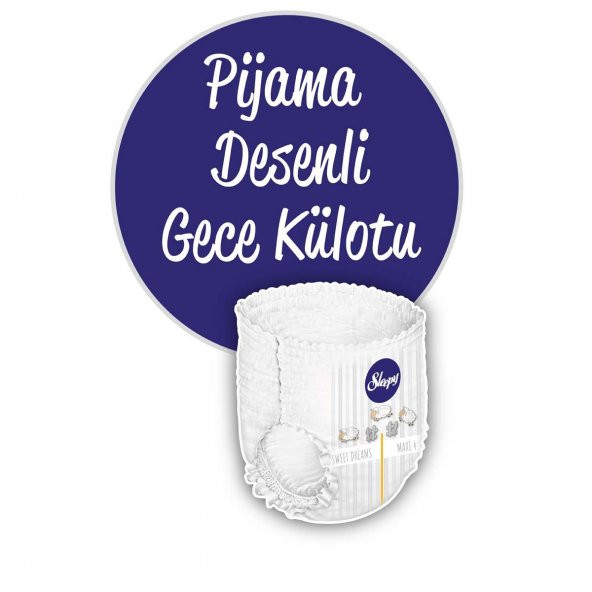 Sleepy  Gece Külotu Lavanta Yağlı 5 Numara Junıor 24 Adet+Lavanta Yağlı Masaj Ve Temizlik Havlusu 40 Yaprak - 3