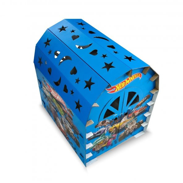 Hot Wheels 16 Parça Karton Oyun Evi