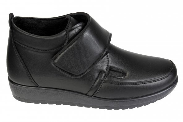 WANETTİ Siyah Çırtlı Ortopedi Comfort Anne Bot - Resim 2