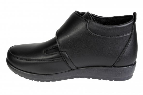 WANETTİ Siyah Çırtlı Ortopedi Comfort Anne Bot - Resim 3